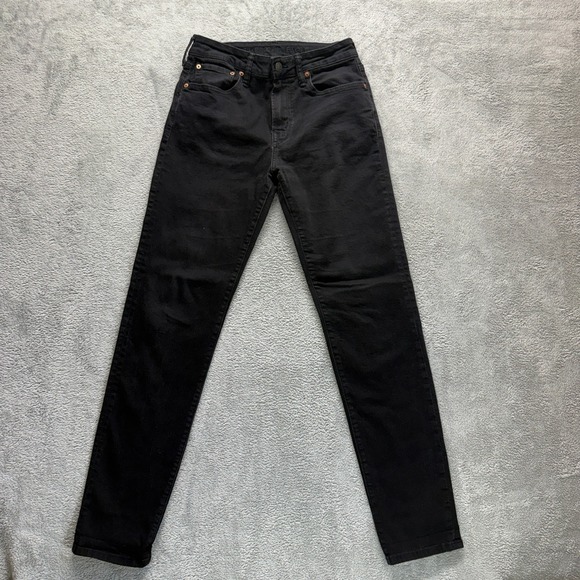 American Eagle Outfitters Other - American‎ Eagle Jeans Mens 30X34 Black Athletic Skinny Mid Rise Stretch Denim